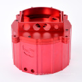 OEM China Aluminium CNC Usinining Housing em vermelho